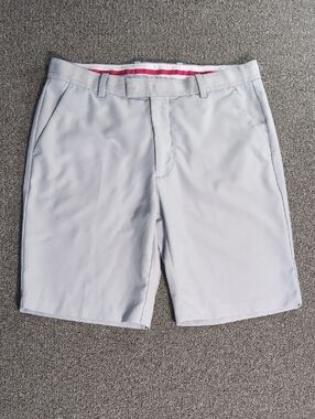 G/Fore Maverick Hybrid Golf Shorts Men's 36x9 Nimbus Tan Performance Preppy